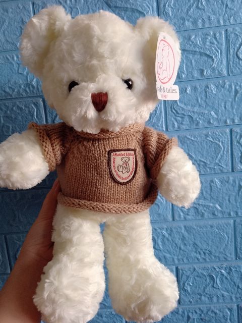 Gấu Bông TEDDY Trắng ( 55cm) ảnh shop tự chụp nguyên tag