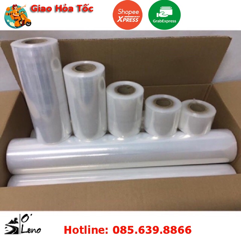 Màng PE nilon ủ tê thẩm mỹ, quấn nóng bụng tan mỡ, ủ tắm trắng bọc hàng hoá 5cm 10cm 20cm 25cm
