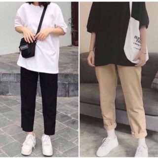 quần kaki baggy hot trend