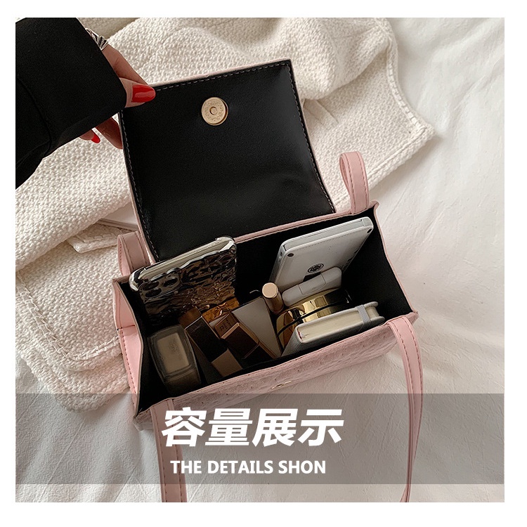 Túi Đeo Vai Hình Vuông Cỡ Nhỏ Phong Cách Retro Thời Trang Mùa Hè 2022 Cho Nữ