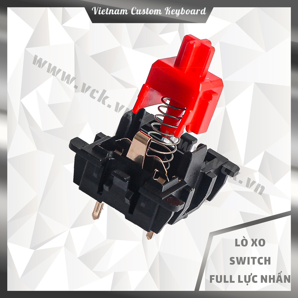 16 Loại Lò Xo Switch Full Lực Nhấn | Gold Springs | Silver Springs | Lò Xo Bàn Phím Cơ | VCK