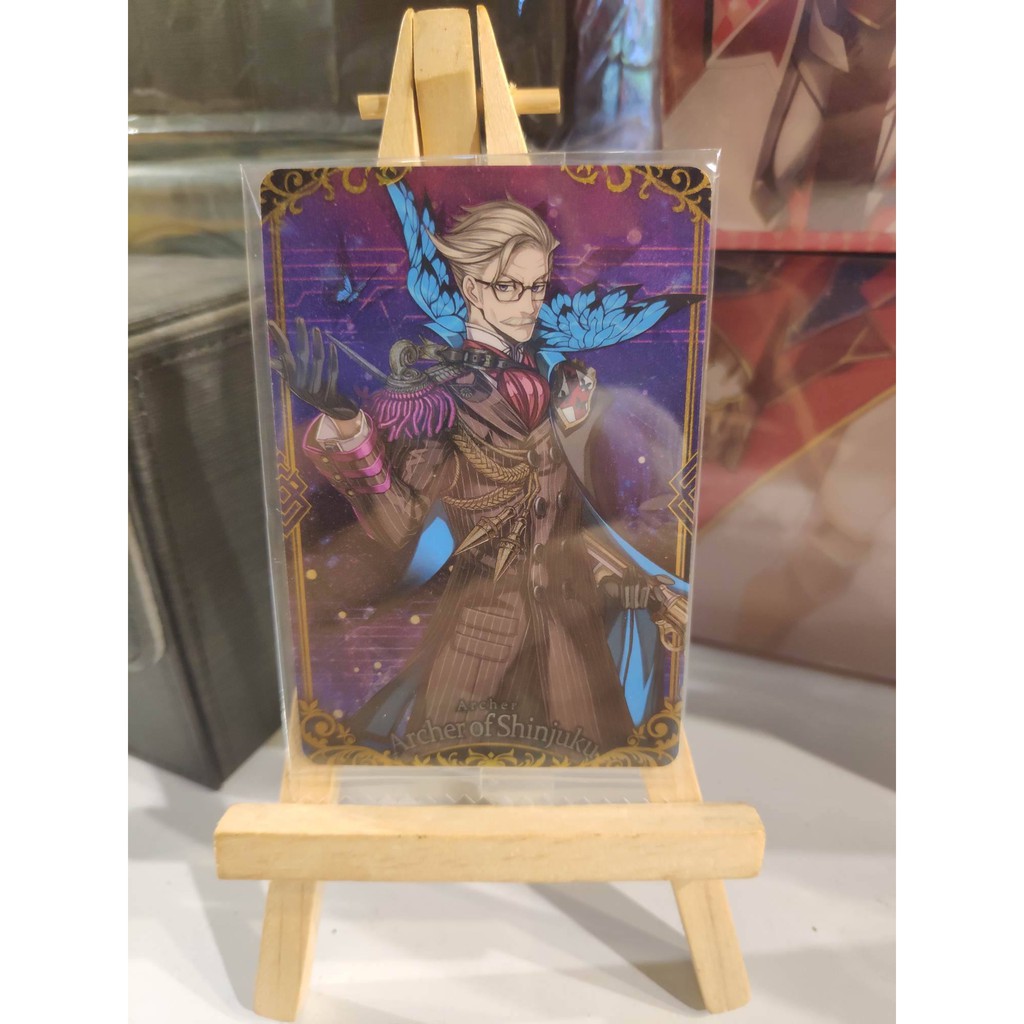 Thẻ bài sưu tầm bánh xốp Fate Grand Order FGO  James Moriarty  R - Rare - Tặng bọc bài nhựa bảo quản