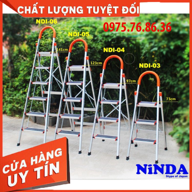 Thang Ghế Tay Vịn  (3-4-5-6-7) Bậc -  Khung Inox