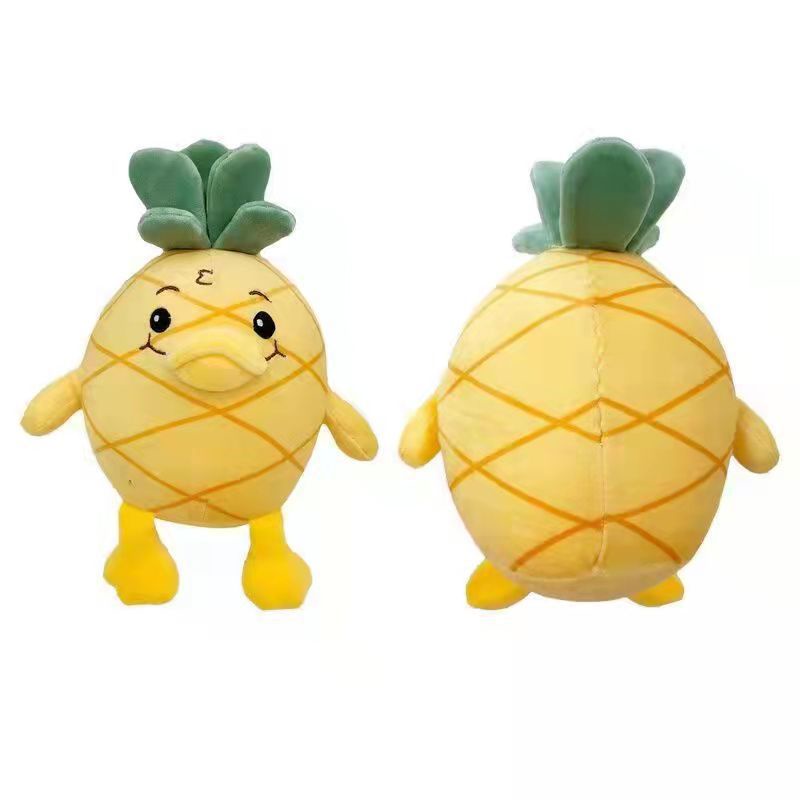 Đồ chơi nhồi bông Hình Quả Dứa / Vịt / Vịt Dễ Thương Sáng Tạo