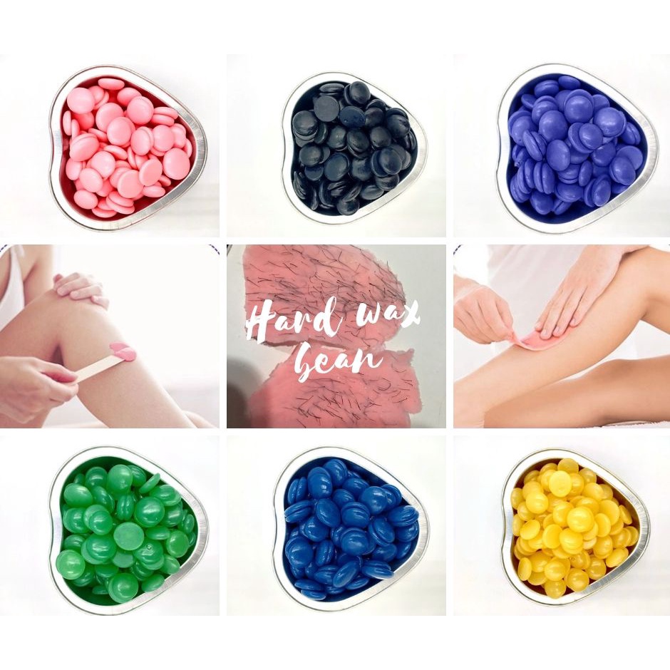 Set 3 gói sáp wax 100g blue zoo hard wax beans (Tặng 5 que lấy sáp)