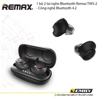 [Sỉ]] Tai nghe RW AirPlus Bluetooth Remax TWS 2 TWS2 tặng  cáp sạc Lightning - Trùm Sỉ Store