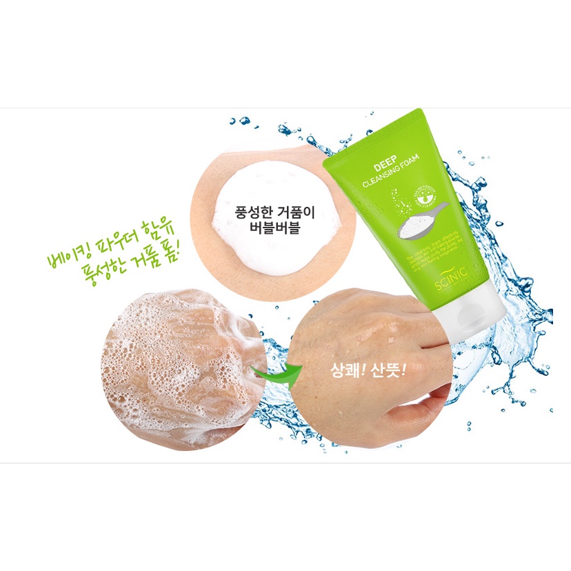 Sữa Rửa Mặt Scinic Deep Cleansing Foam 150ml