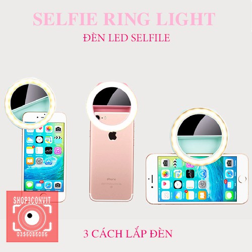 Đèn LED Selfie Trợ Sáng Chụp Hình