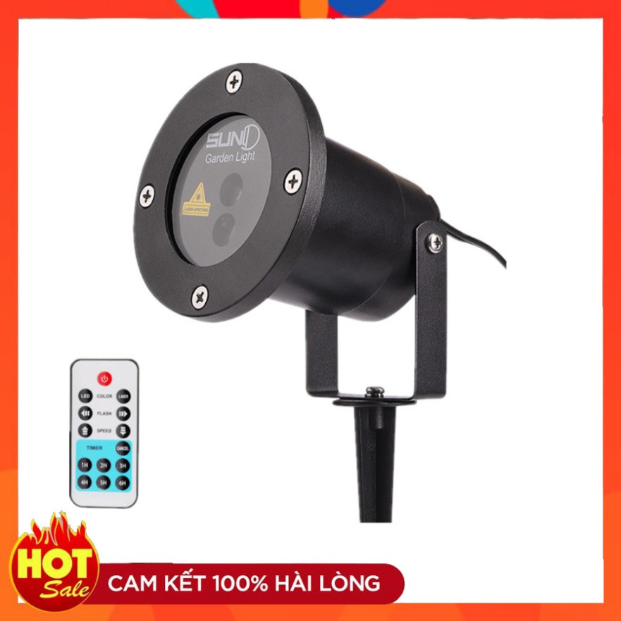 Đèn chiếu laser vũ trường cảm biến âm thanh, đèn chiếu sao, đèn chiếu laze mini quán caffe nhà hàng