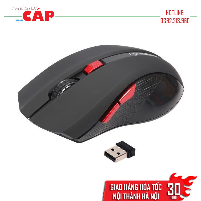 Chuột Gaming Không Dây 2.4GHz 2400DPI HXSJ X50