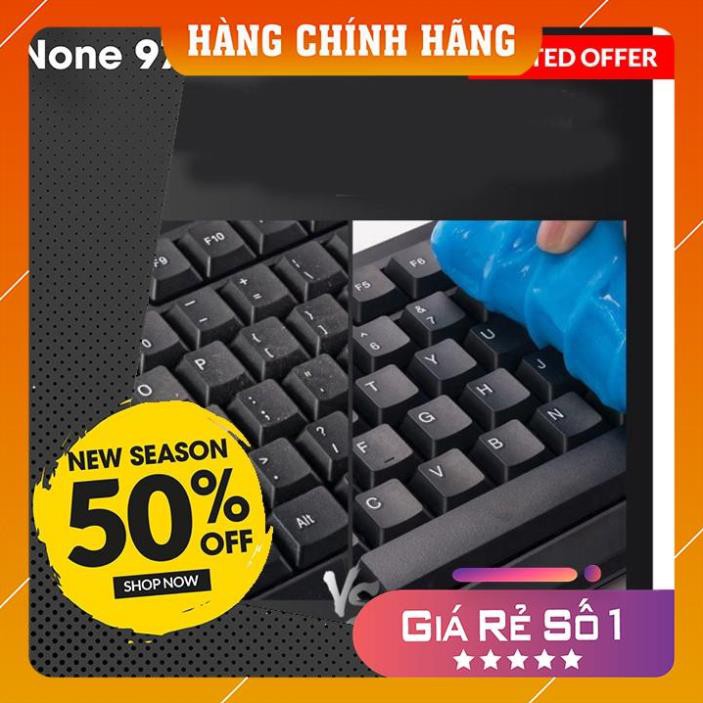 [HÀNG XỊN]-Slime vệ sinh super clean cao su mềm đa năng hút bụi làm sạch bàn phím máy tính laptop nội thất ô tô xe hơi