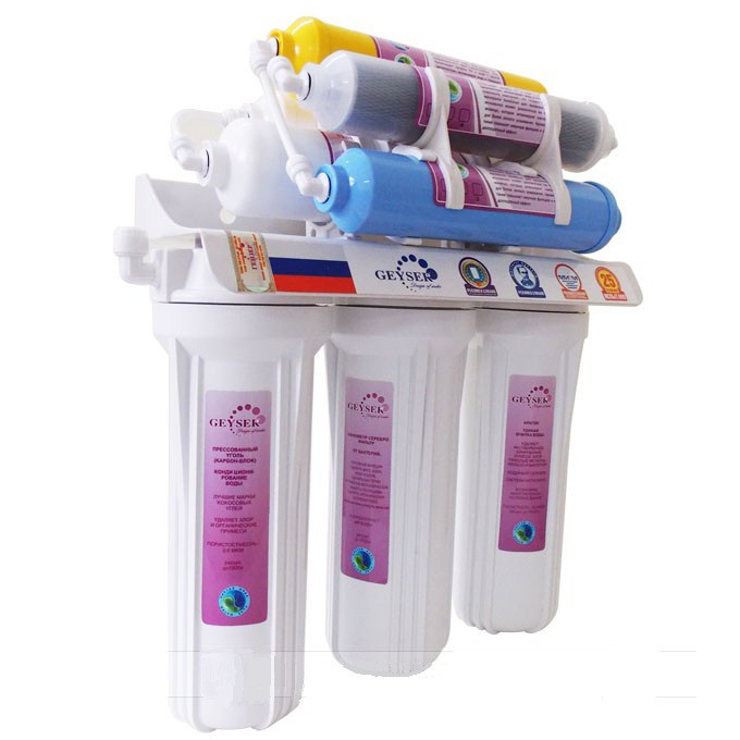 Máy lọc nước Nano Geyser không dùng điện không nước thải 8 cấp