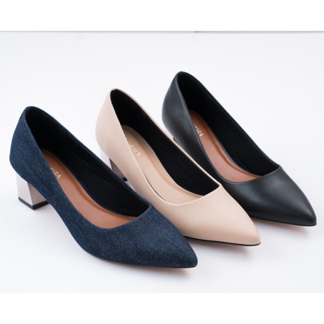 Giày bít mũi gót kim loại The AMARA - B520