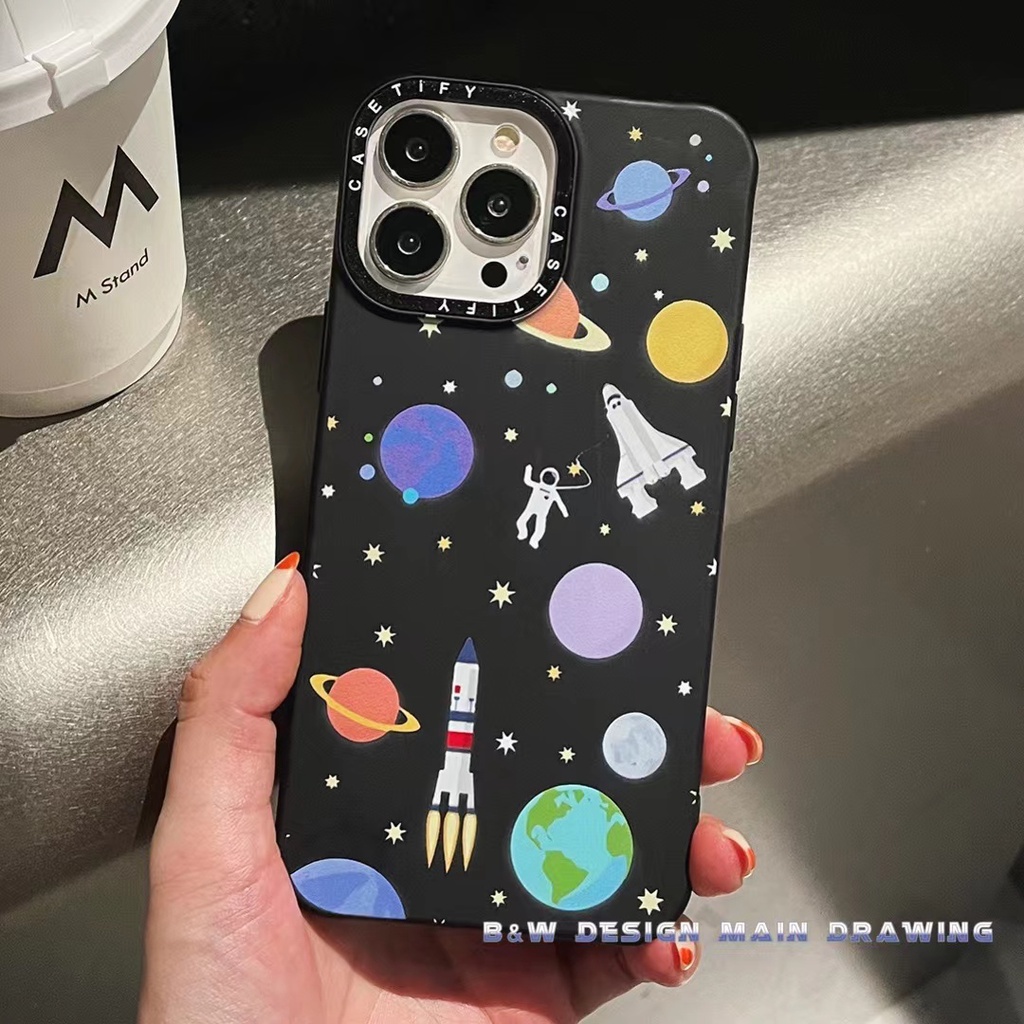 Ốp Điện Thoại Silicone Mềm Chống Sốc Họa Tiết Phi Hành Gia Cho iPhone 13 12 11 Pro MAX XR IX XS MAX i7 i8 Plus