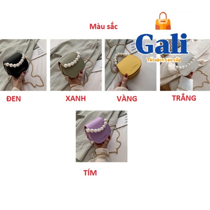 Túi mini đeo chéo nữ da mềm dây xích thời trang giá rẻ sành điệu đi chơi GL99