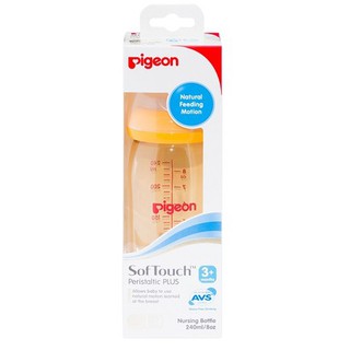 Bình sữa Pigeon cổ rộng , nhựa PPSU 240ml