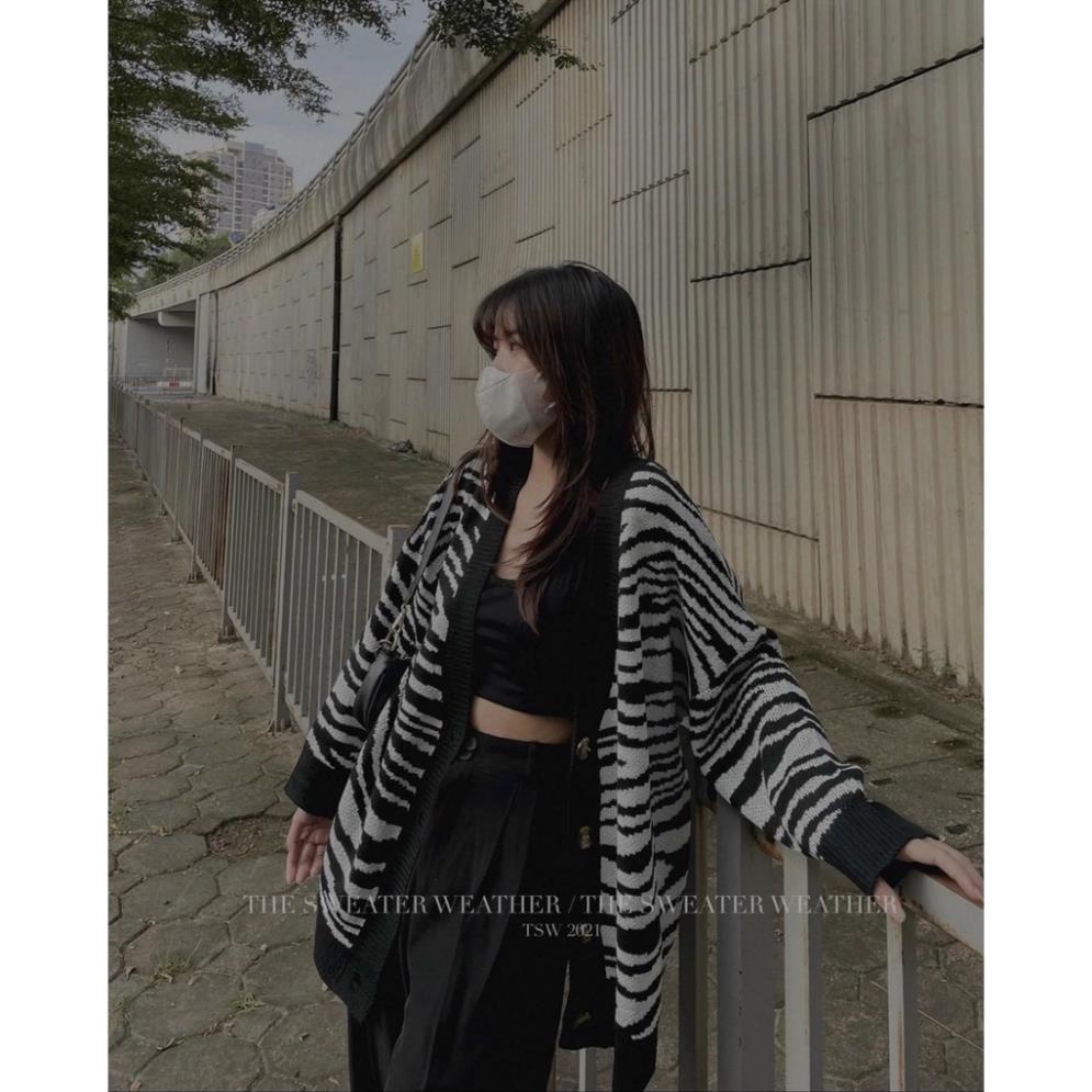 Áo len cardigan nữ, áo len form rộng nữ hàn quốc chất len mềm mịn phong cách trẻ trung mẫu mới thu đông 2021 | BigBuy360 - bigbuy360.vn