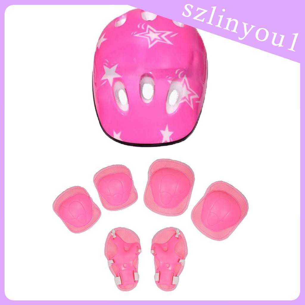 Set 6 Miếng Đệm Bảo Vệ Cổ Tay / Đầu Gối Cho Bé Khi Trượt Ván