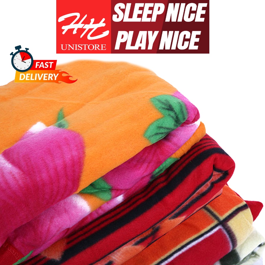 Mền nỉ Mềm Mịn Đủ Màu Hy&Han Unistore