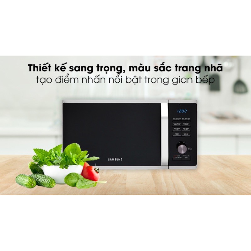 Lò vi sóng có nướng Samsung MG23K3575AS/SV 23L