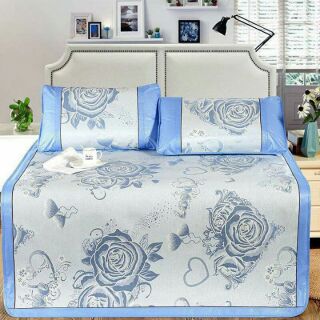 Chiếu lụa điều hòa 3D (kèm 2 vỏ gối)