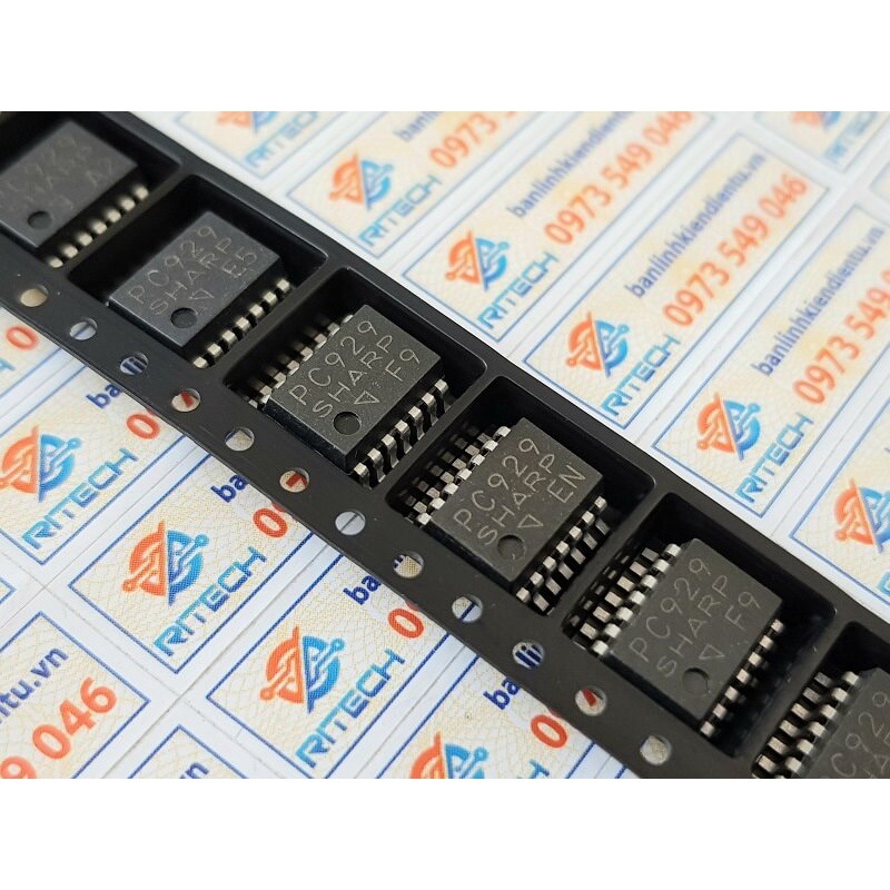 [1 con] PC929, PC 929 SOP-14 OPTO ĐIỀU KHIỂN chính hãng