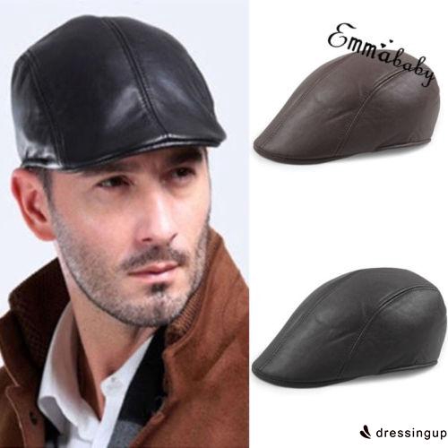 Mũ Nồi Bằng Da PU Cổ Điển Cho Nam Và Nữ