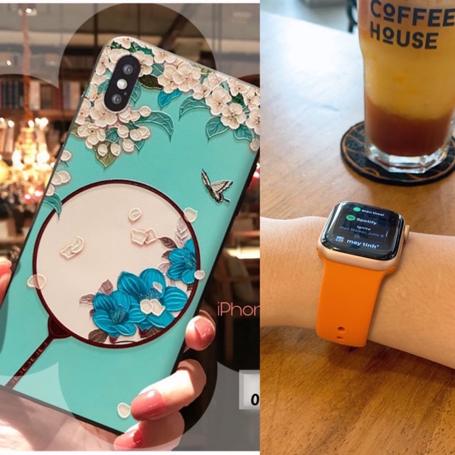 Combo và ốp dây size 40mm và ốp iPhoneXsMax