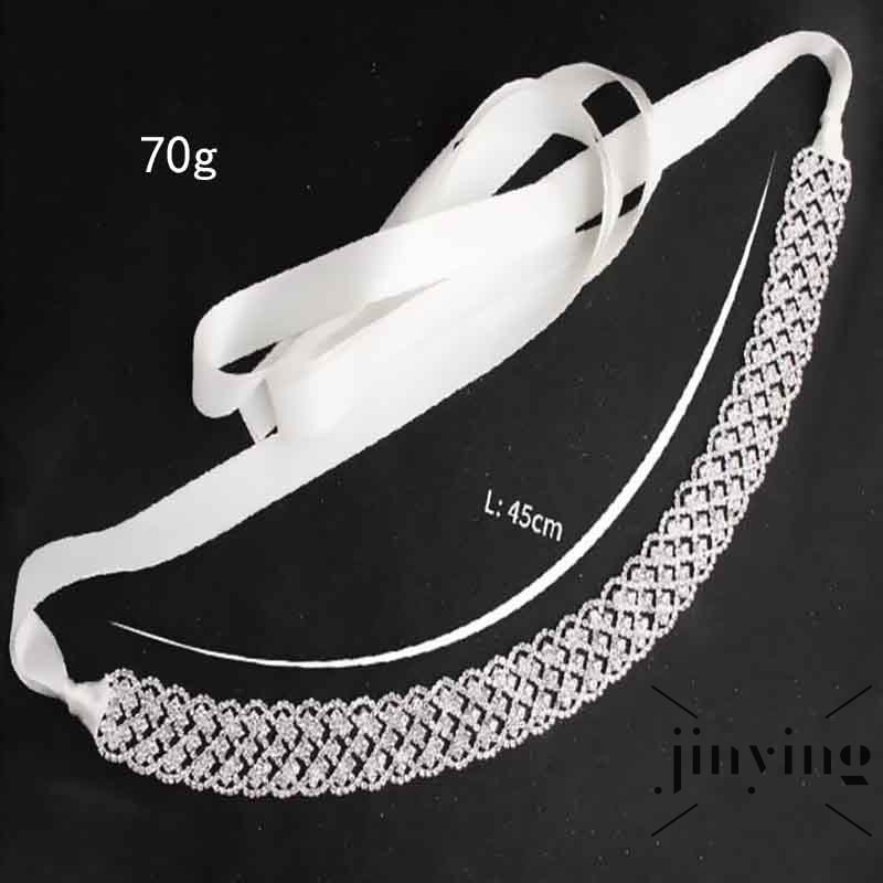 GETNOIVAS Dây đeo thắt lưng đính đá sang trọng dành cho cô dâu
