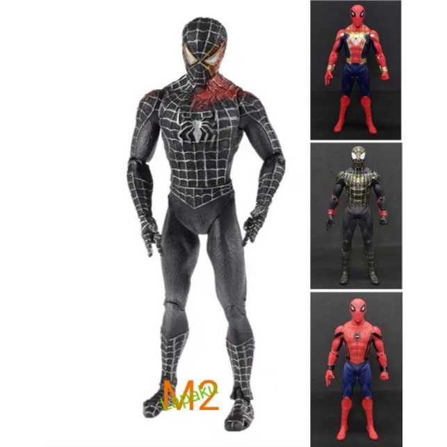 Mô Hình Nhân Vật Người Nhện Đen Trong Marvel LEGENDS