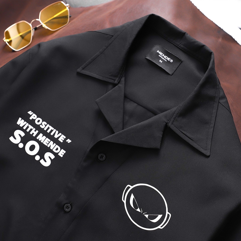 MENDE - Ét Ô Ét Shirt - Áo sơ mi nam tay ngắn