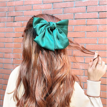 [Mã 151FASHIONSALE1 giảm 10K đơn 50K]Kẹp Tóc Kiểu Nơ Bướm Loại To Phồng