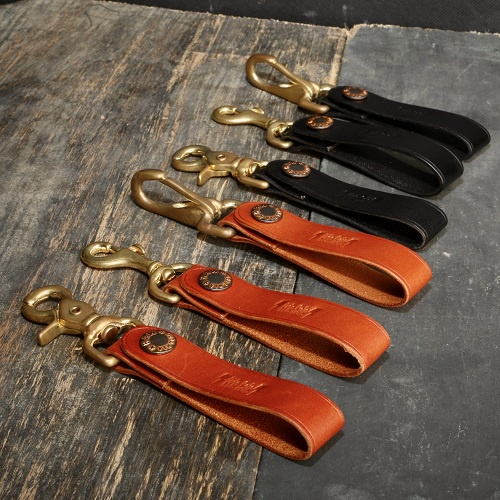 Móc khoá da vegtan Raw Leather V2 móc giữ găng tay Arrow shop
