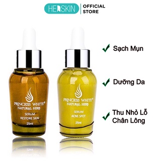 Bộ Đôi Serum Ngăn Ngừa Mụn Acne Spot & Restore Skin Princess White HerSkin 25ml