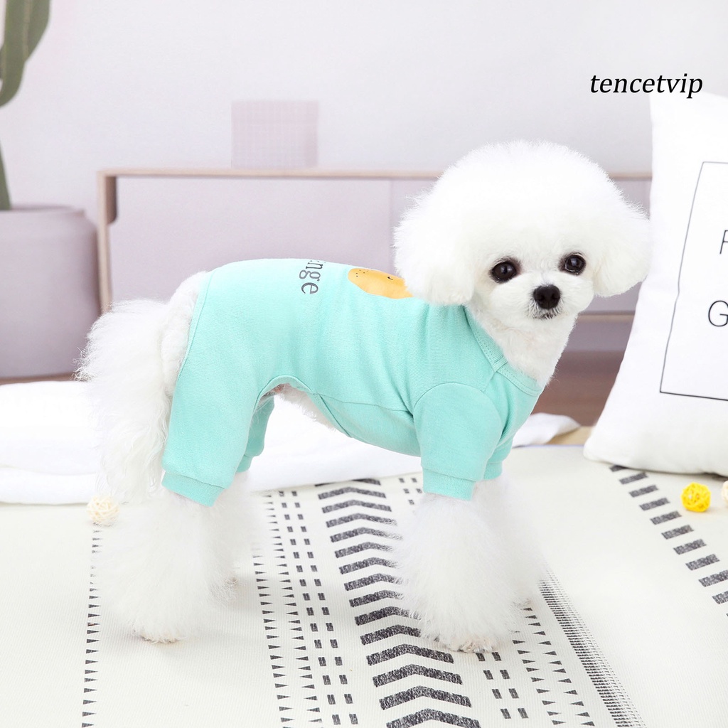 Áo Thun Bốn Chân Bằng Cotton Thoải Mái Cho Cún Cưng