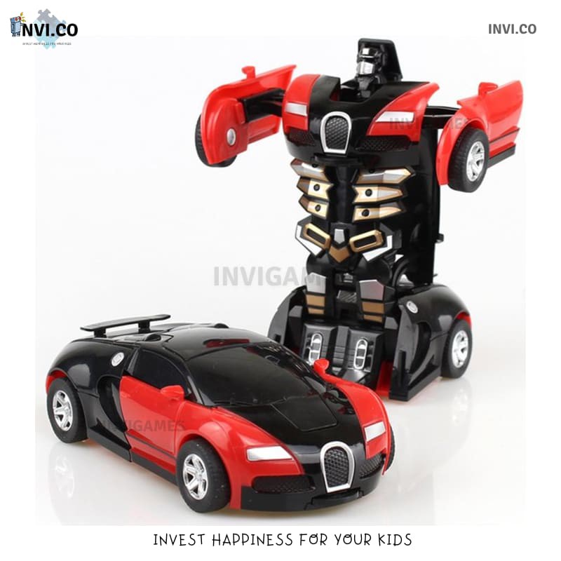 Mô Hình Xe Hơi Biến Hình Thành Robot Trong Phim One Step Car