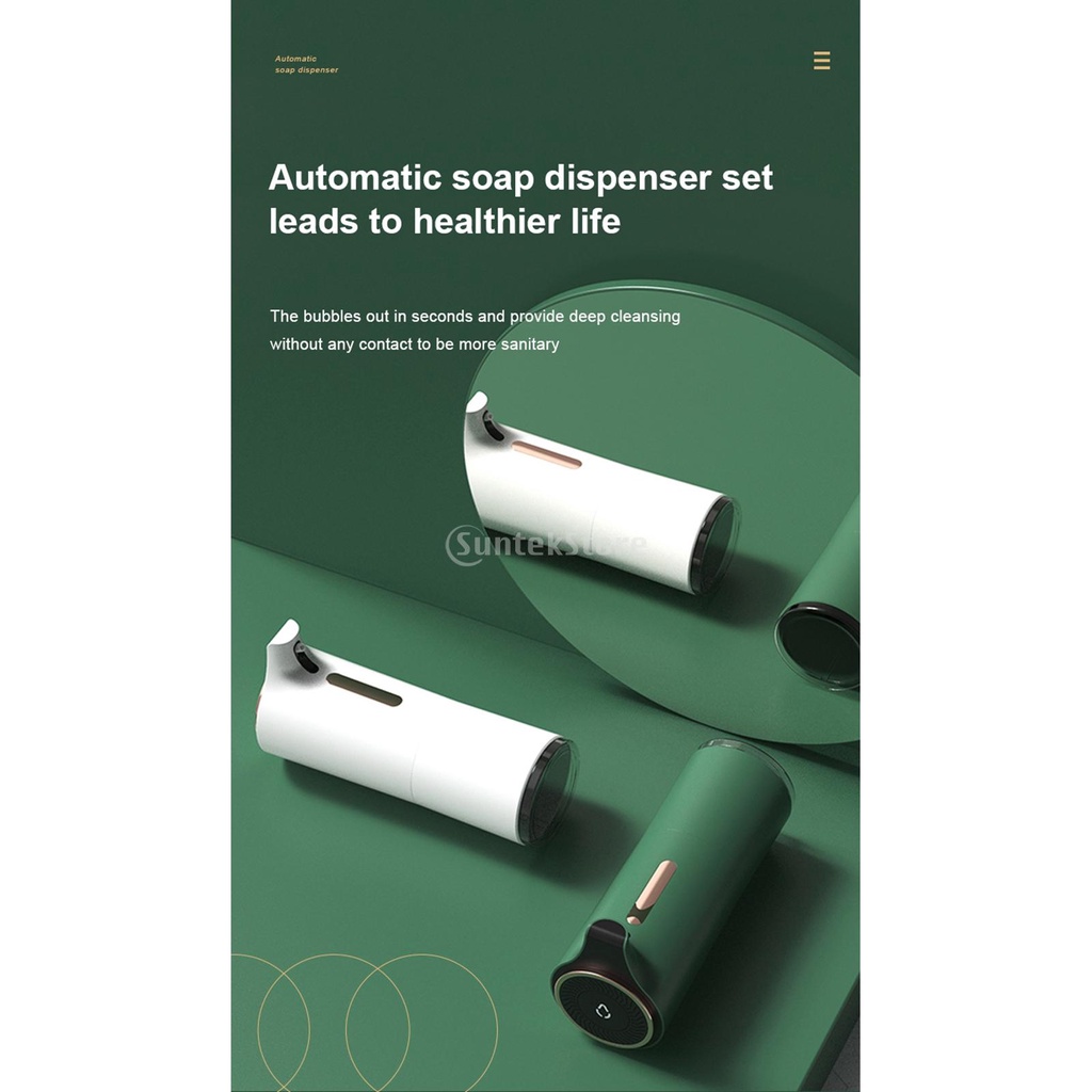 Bình Đựng Xà Phòng Tạo Bọt Tự Động 550ml Prettyia1