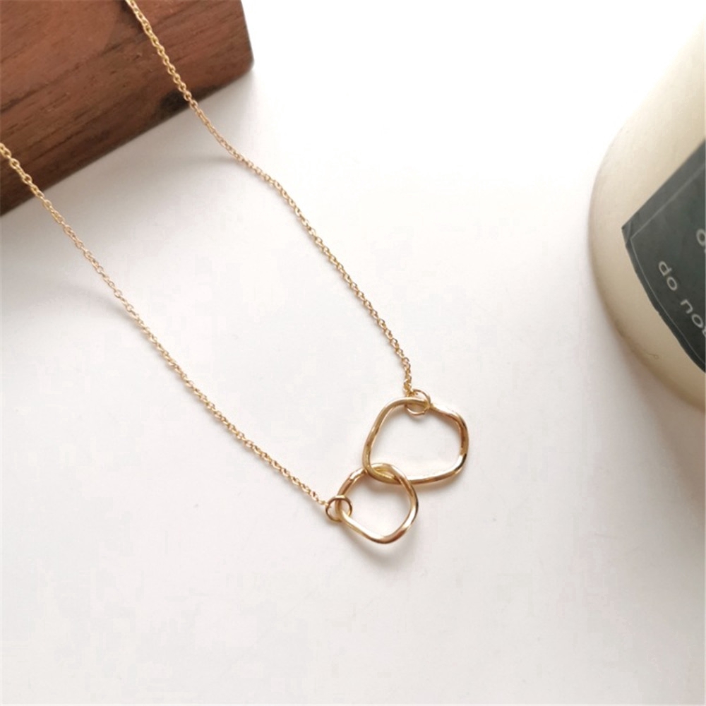 Dây chuyền mặt hình móc xích độc đáo thời trang cho nữ