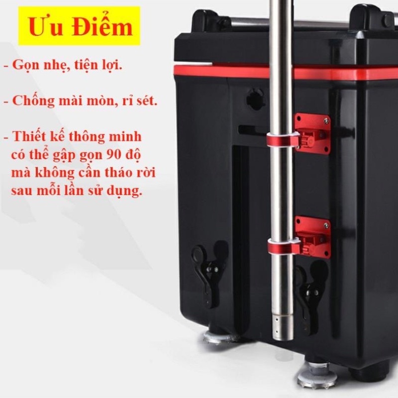 Bộ Pass Dù Daiwa Gấp Gắn Thùng Câu Đài Cao Cấp