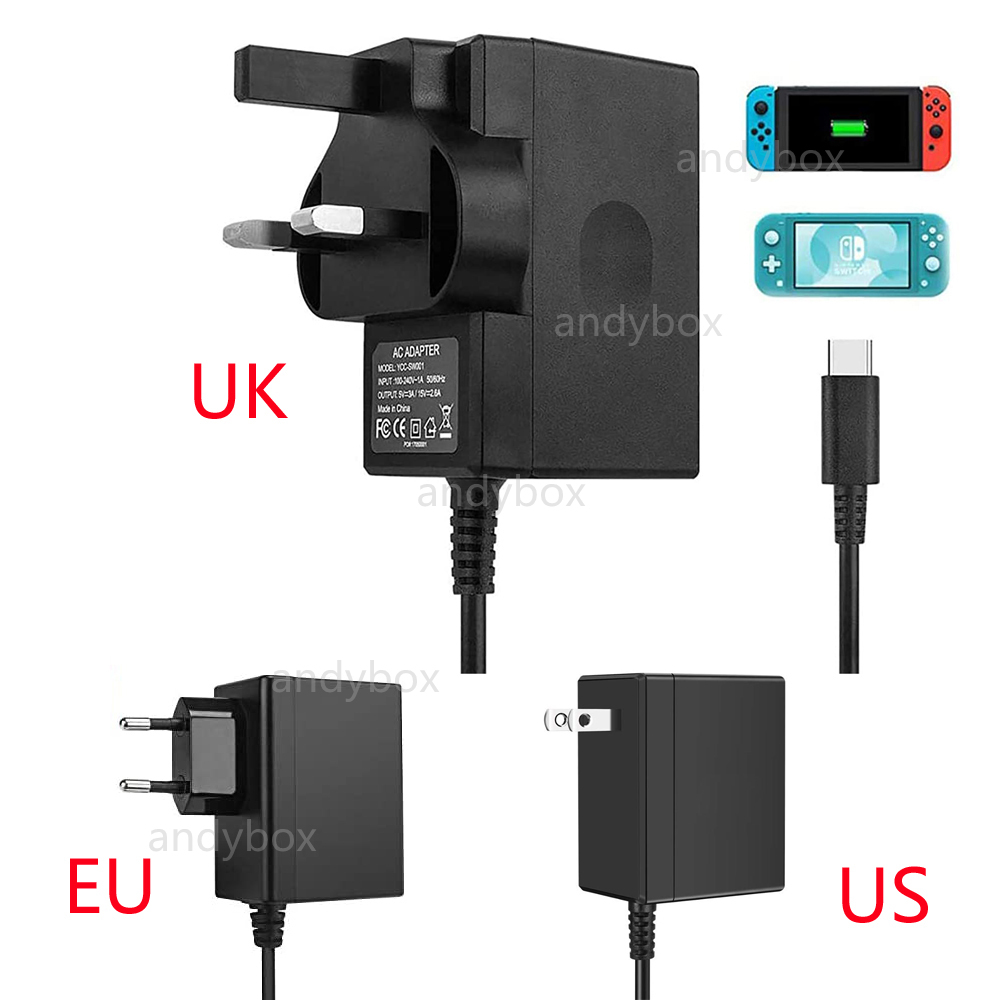 [Quick Charger] 15V 2.6A Snelle Opladen Ac Adapter Voor Nintendo Switch Quick Charger Nintend Schakelaar Lite Dock/ Controller Ondersteuning Tv modus Lader