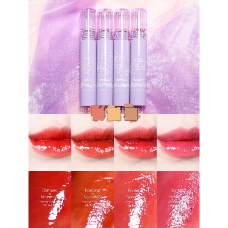 ( sẵn ) Son tint nước siêu lì ROMAND GLASTING WATER TINT 4g | BigBuy360 - bigbuy360.vn
