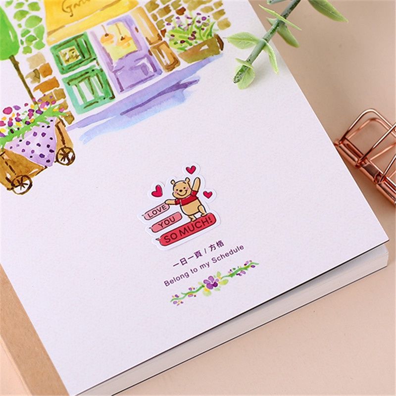 ❀ Pooh Bear Q-3 Diary Stickers ❀ 40Pcs/Set DIY Album Scrapbooks Decor Decals Stickers