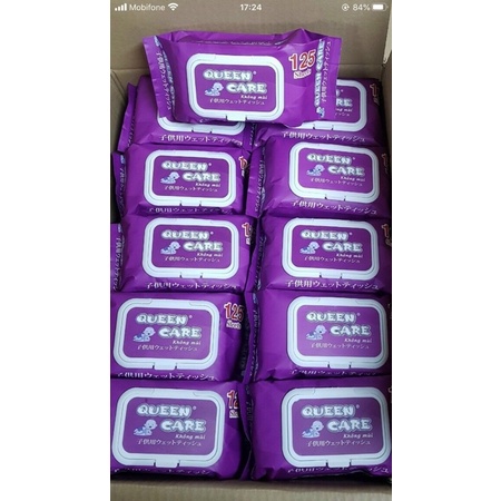 Khăn giấy ướt không mùi 125 tờ