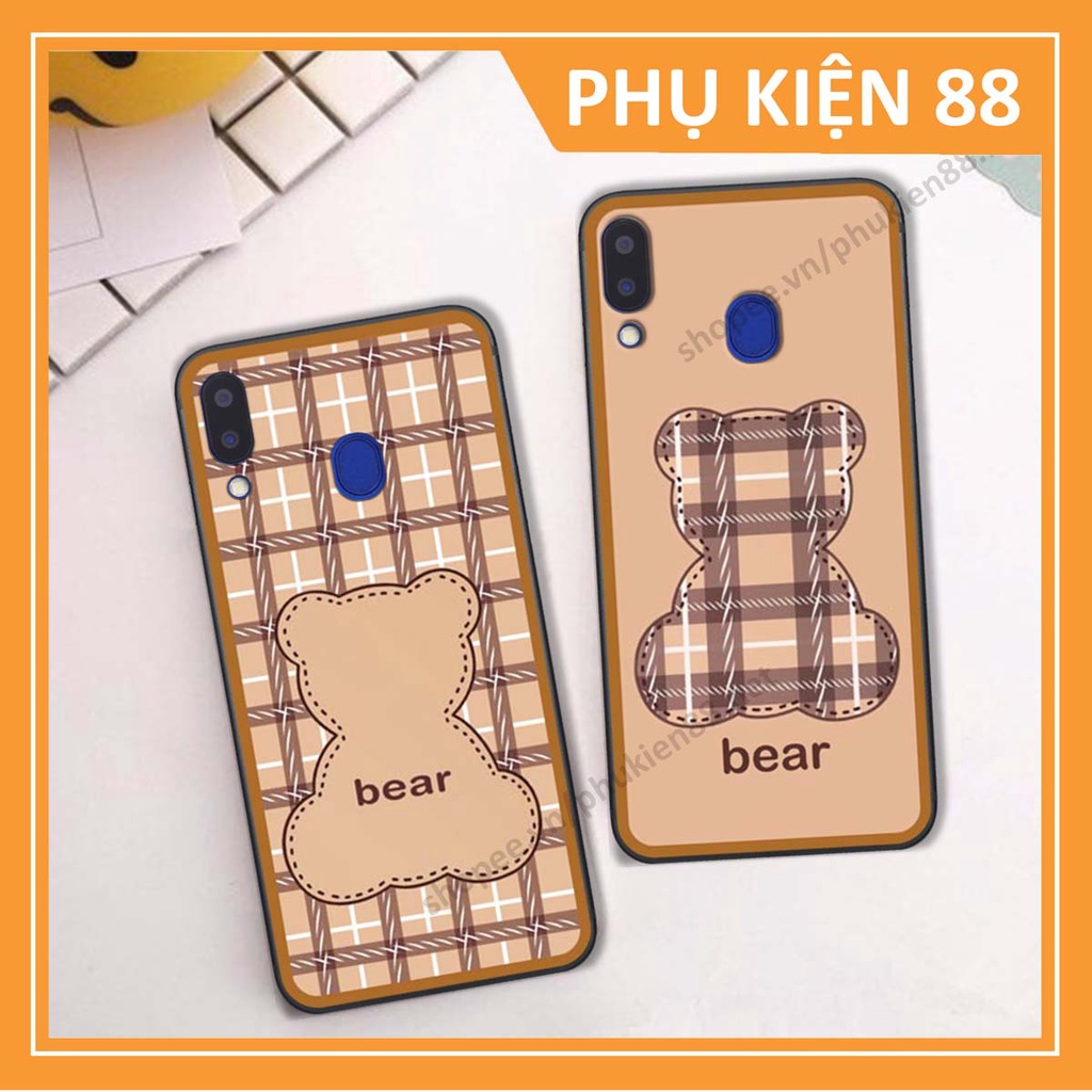 Ốp lưng Samsung M20 / M30 ốp điện thoại LineBear, bé tóc xù, hoa siêu đẹp