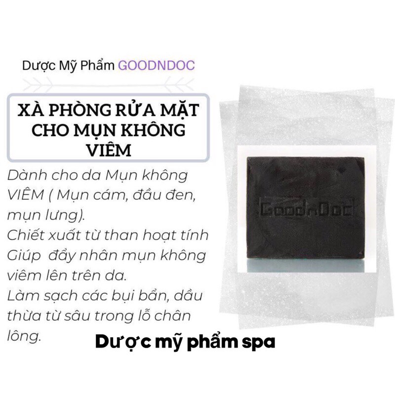 (HÀNG NHẬP KHẨU) Xà bông,xà phòng giảm nhờn,ngừa mụn,làm sach da GOODNDOC AC CARE SOAP100g