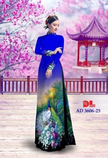 Vải áo dài con công