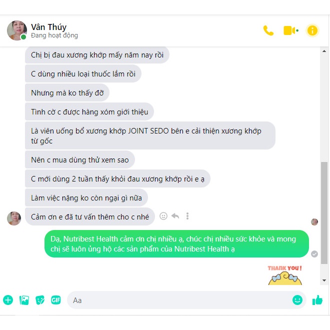 Thực phẩm hỗ trợ xương khớp NMI Joint Sedo