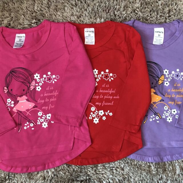 Áo coton bé gái sz1-7.