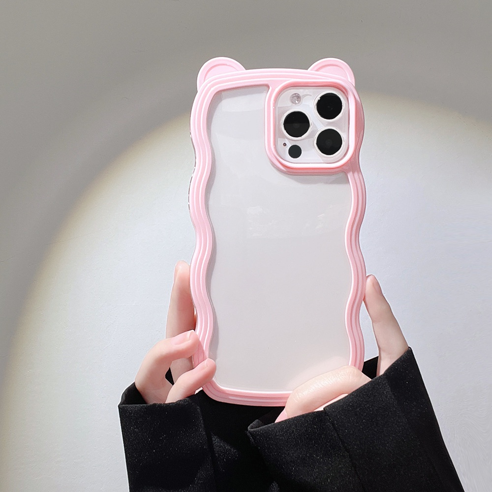 Ốp Điện Thoại TPU Mềm Bảo Vệ Bốn Góc Màu Trong Suốt iPhone 13 13pro 13prm 11 7Plus 8P