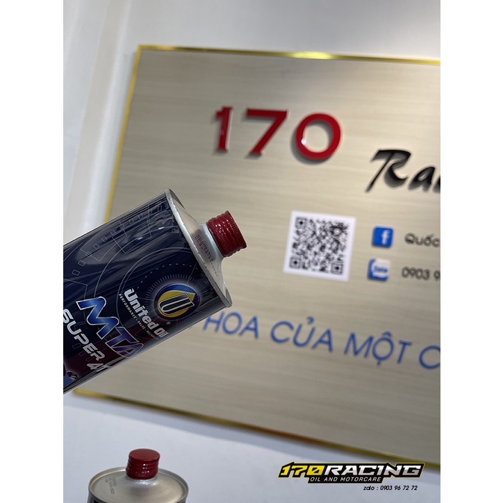 Nhớt Xe Máy UNITED OIL MTA SUPER 4T PREMIUM HYDROTREATED SEA 20W50 | ASI SL JASO MA2 Dung Tích 800Ml - 1000 ML
